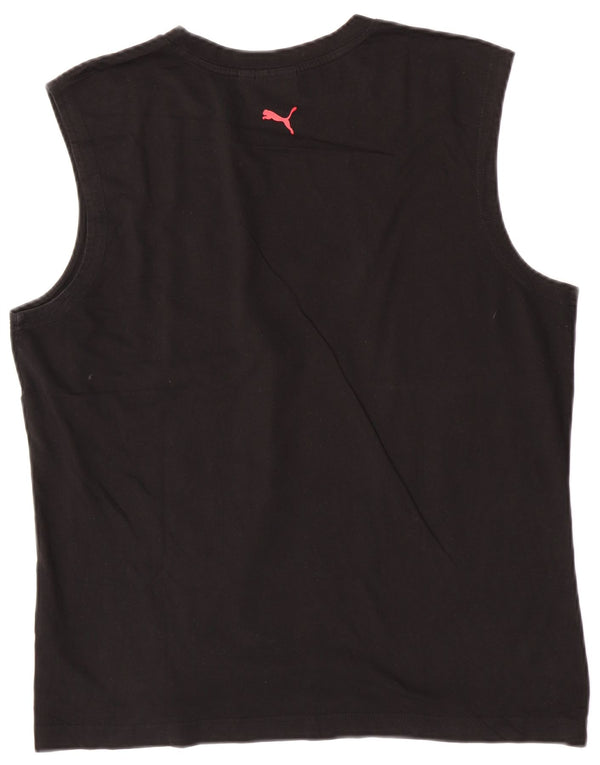 Colete gráfico masculino Puma XL preto
