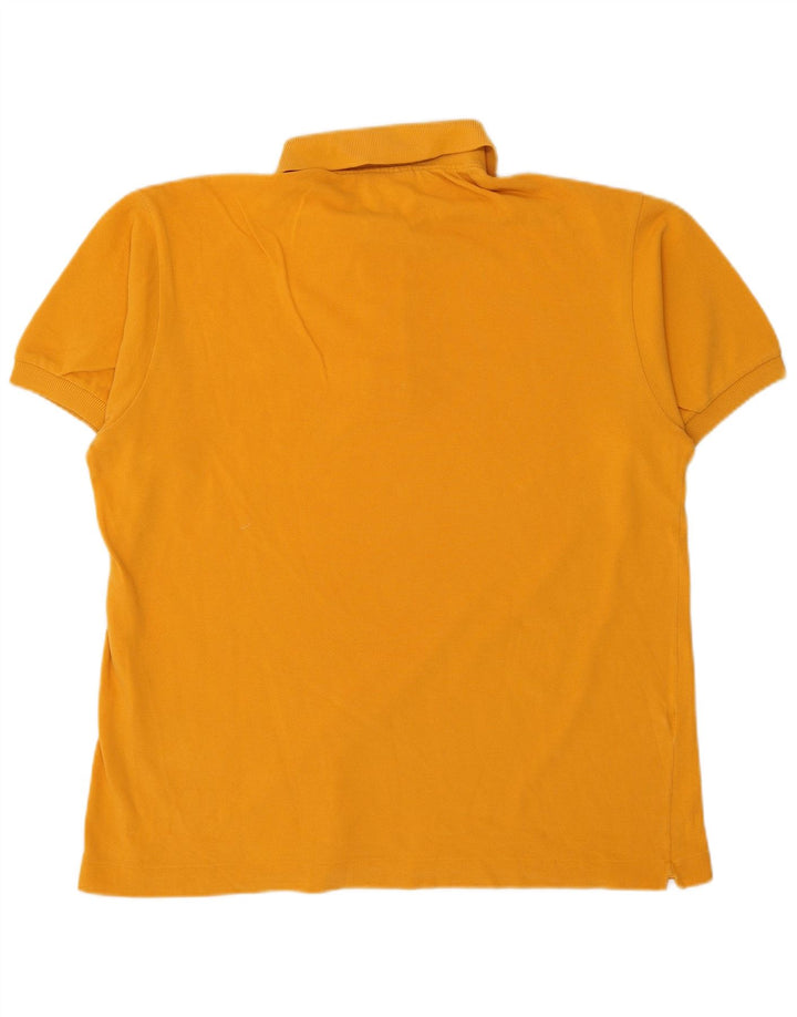 Camisa polo masculina Lacoste tamanho 4 médio algodão laranja
