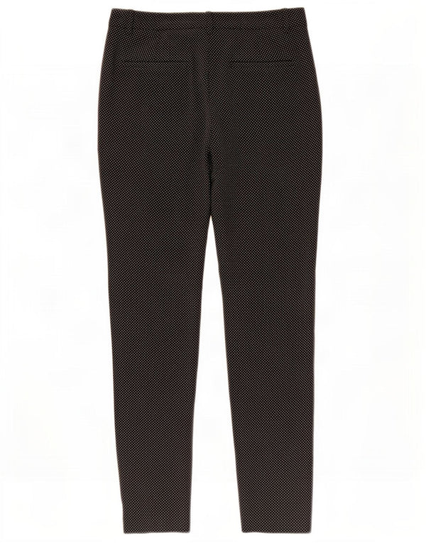 Calça feminina Zara Slim Suit EU 34 2XS W24 L25 Poliéster manchado preto