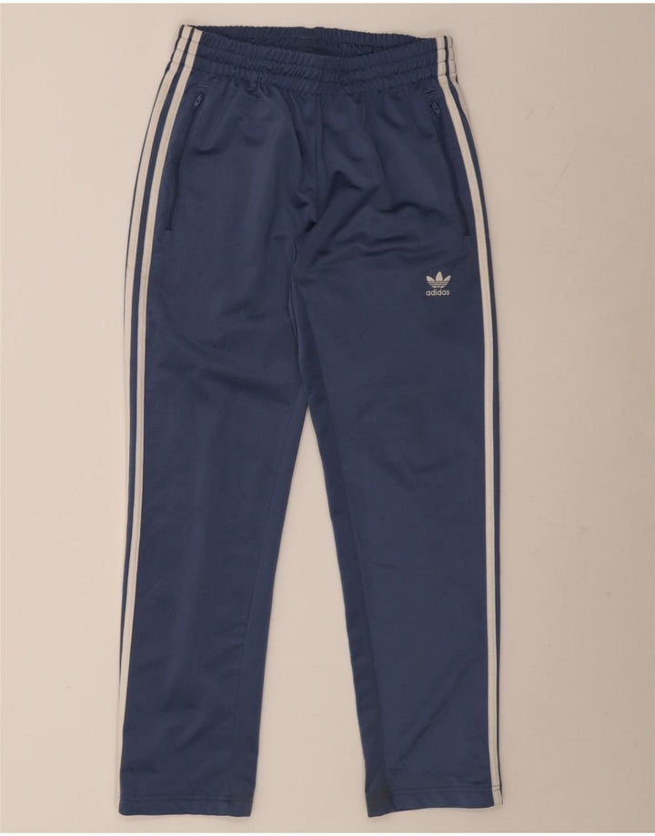 Calça Adidas Mens Treino Poliéster Azul Médio