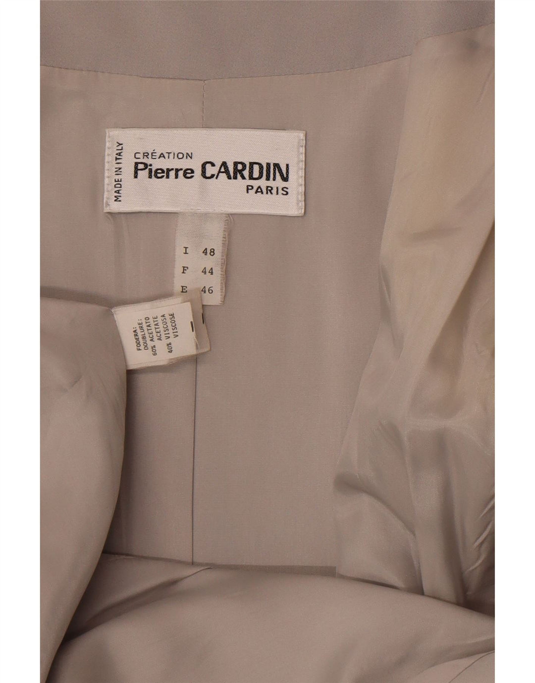 Sobretudo feminino Pierre Cardin IT 48 XL cinza acetato