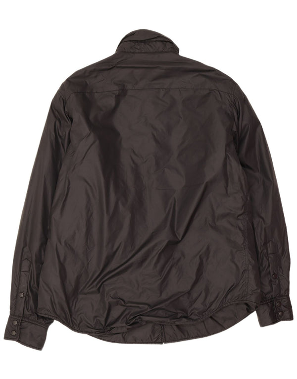 Jaqueta bomber masculina Alberto Aspesi UK 42 XL poliamida preta