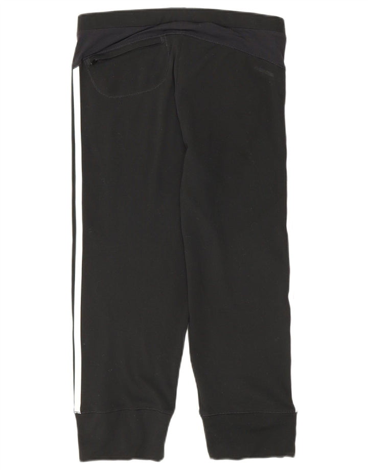 Adidas Womens Climacool Capri Calças de treino Joggers Reino Unido 14 Médio Preto