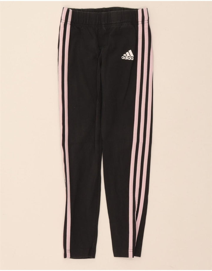 Leggings ADIDAS Meninas 9-10 Anos Algodão Preto