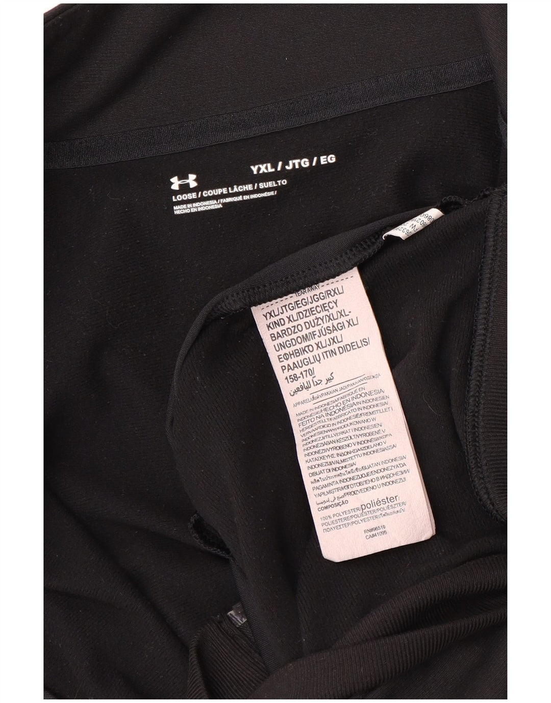 Jaqueta Under Armour Boys Treino Top 13-14 Anos XL Preto Poliéster