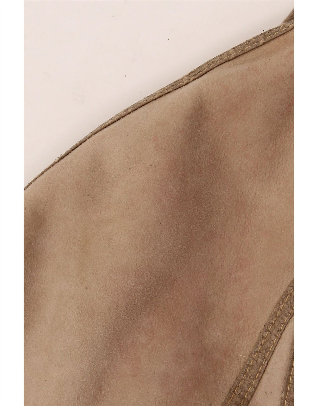 Casaco feminino VINTAGE de shearling IT 46 grande shearling bege