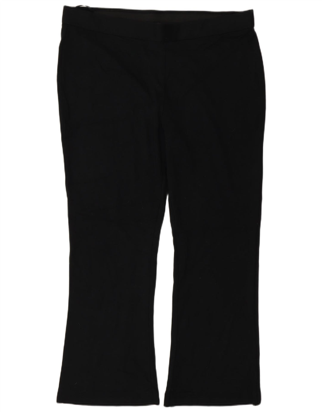 Calça de treino feminina Marks & Spencer UK 20 2XL preta viscose