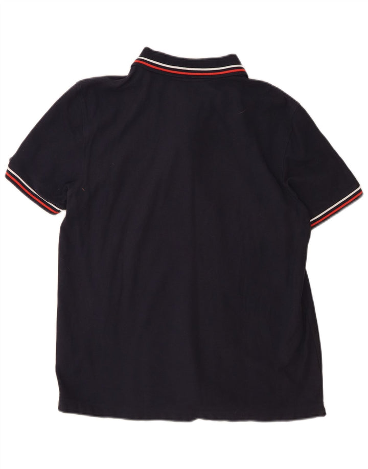 Camisa polo masculina Lotto médio algodão azul marinho