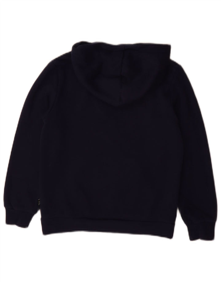 PUMA Boys Graphic Hoodie Jumper 9-10 Anos Azul Marinho Algodão