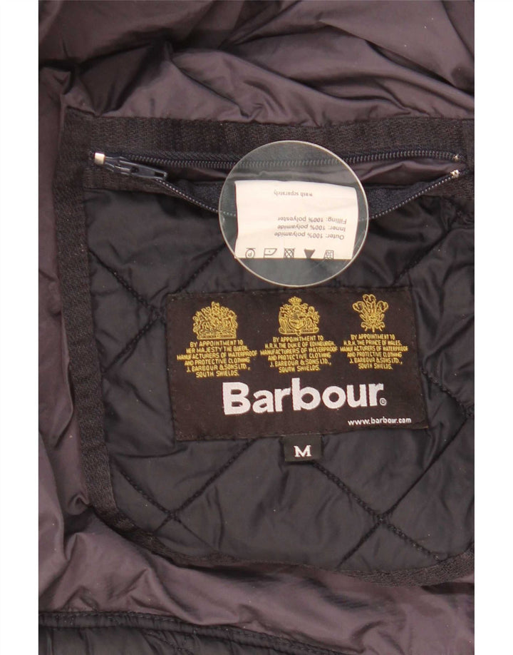 Jaqueta acolchoada masculina Barbour UK 38 poliamida azul marinho médio