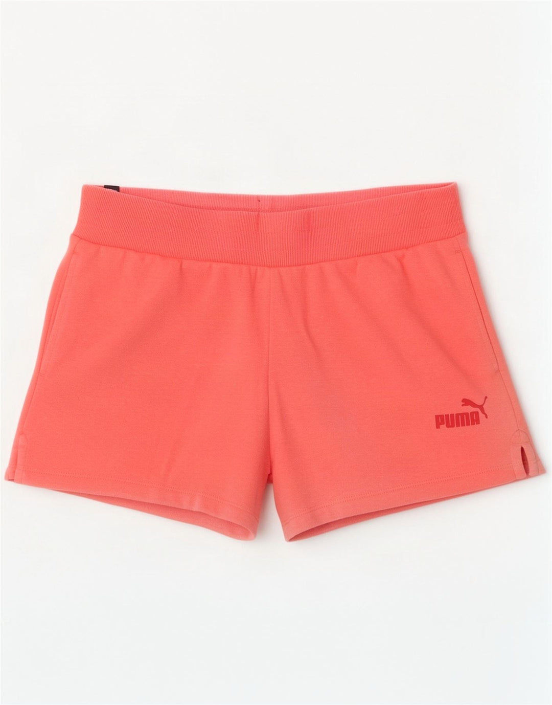 Shorts esportivos femininos Puma UK 14 médio algodão rosa