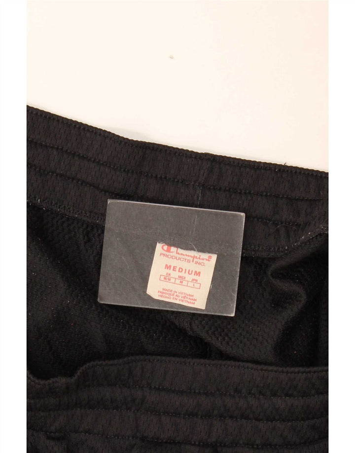 Shorts esportivos masculinos Champion médio preto