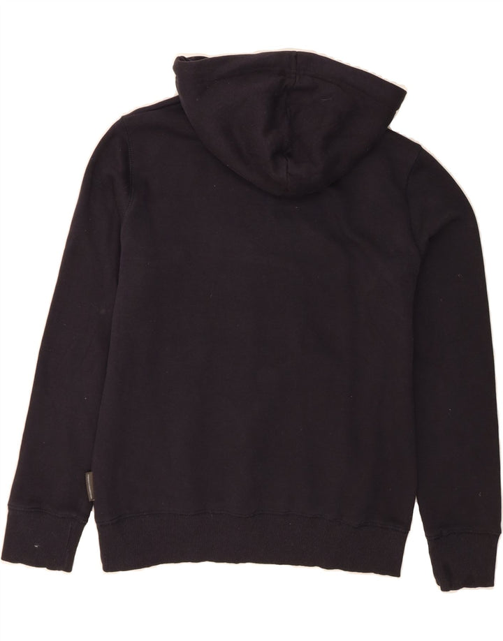 FRENCH CONNECTION Mens Hoodie Jumper Medium Navy Blue Cotton Vintage French Connection and Second-Hand French Connection from Messina Hembry 