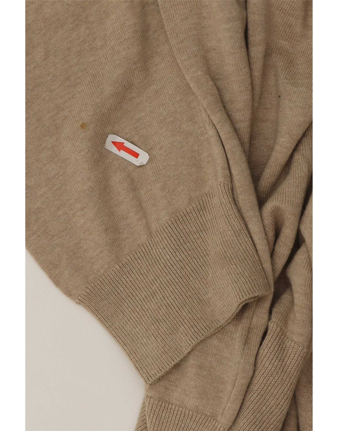 Suéter masculino Marks & Spencer com gola redonda XL algodão bege