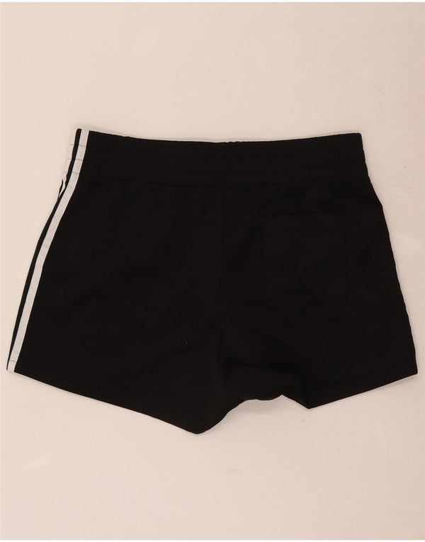 Shorts esportivos femininos Adidas UK 14 poliéster preto médio