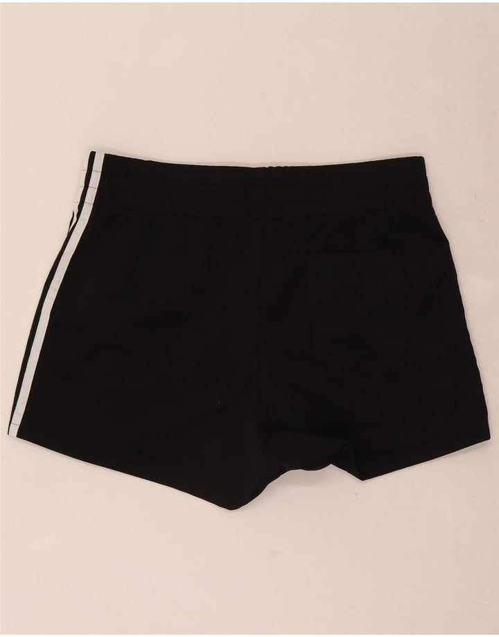 Shorts esportivos femininos Adidas UK 14 poliéster preto médio
