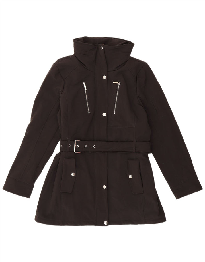 Jaqueta utilitária feminina MICHAEL KORS Reino Unido 14 grande poliéster preto