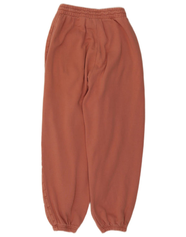 Adidas Womens Tracksuit Calças Joggers UK 4 XS Rosa Algodão