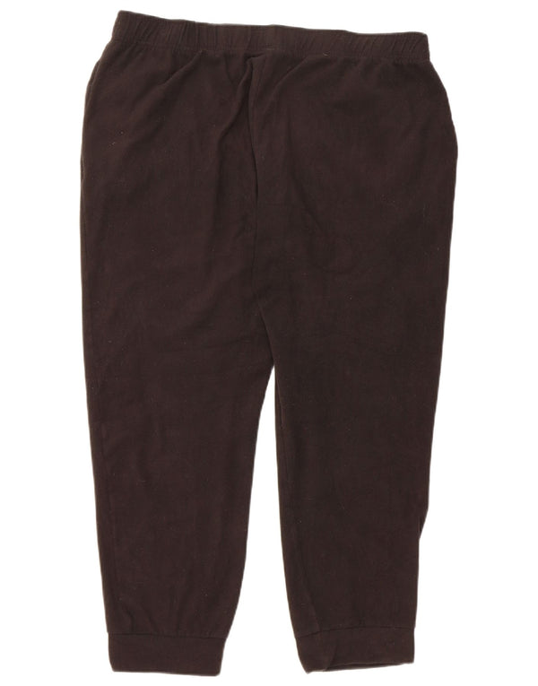 Calça esportiva feminina Avirex de lã para corrida UK 20 2XL poliéster preto
