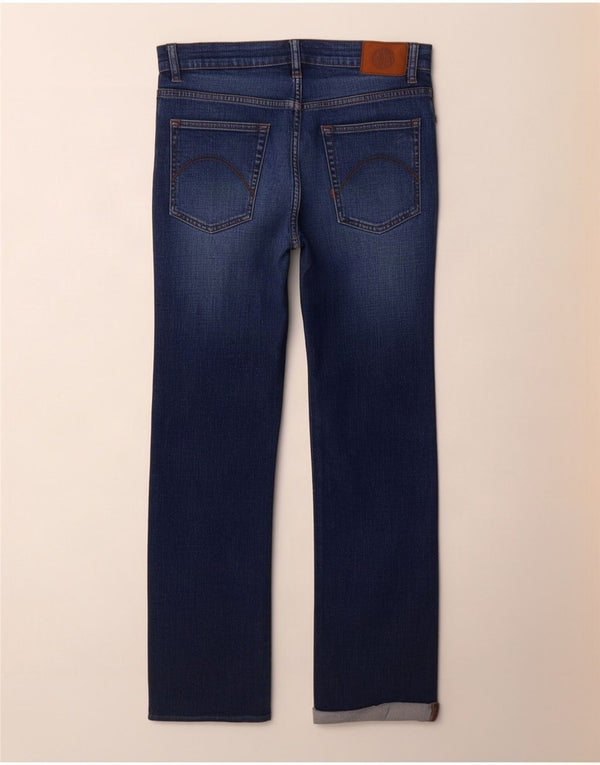 Pretty Green Mens Burnage Regular Fit Jeans Reto W30 L28 Algodão Azul