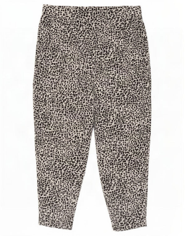 Marks & Spencer Calças femininas soltas UK 16 Grande W34 L27 Preto manchado