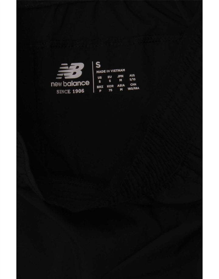 Shorts esportivos masculinos New Balance pequenos pretos