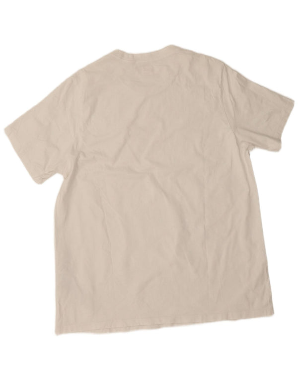 Camiseta feminina Levi's UK 18 XL algodão branco