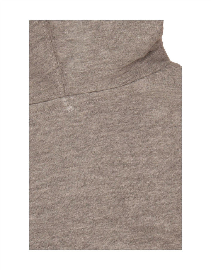 CHAMPION Womens Graphic Hoodie Jumper UK 12 Medium Grey Cotton Vintage Champion and Second-Hand Champion from Messina Hembry 