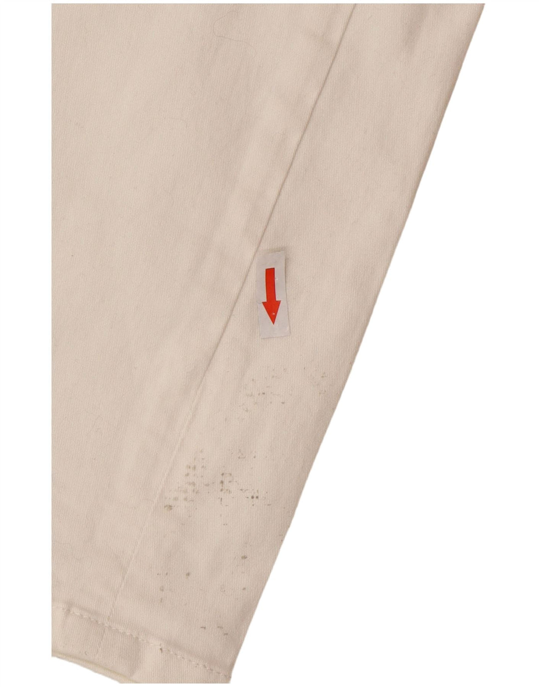 Calça jeans feminina Calvin Klein reta US 10 médio W30 L26 algodão branco