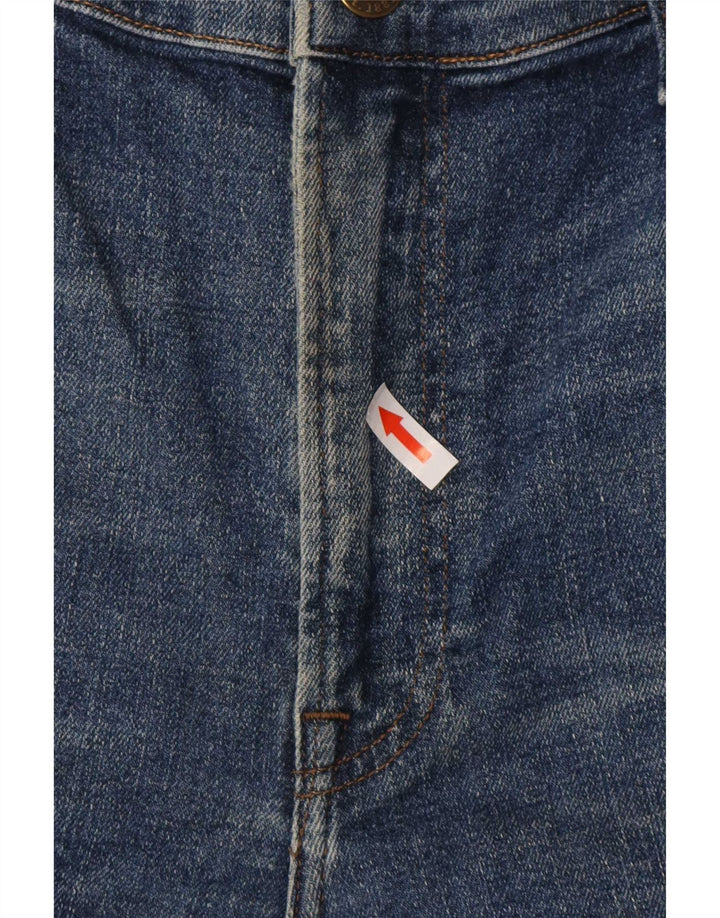 Lee Mens Rider Calça Jeans W38 L34 Azul Algodão