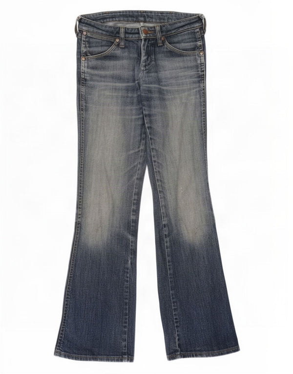 Wrangler Feminino Eva Flared Jeans W27 L32 Azul Algodão