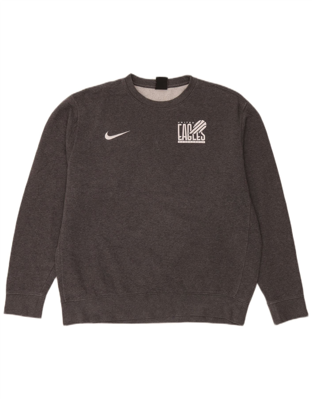 Moletom Nike Masculino Eagles Graphic Jumper Grande Algodão Cinza