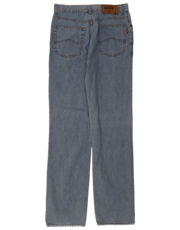 Casucci Calça jeans reta masculina W36 L34 azul algodão