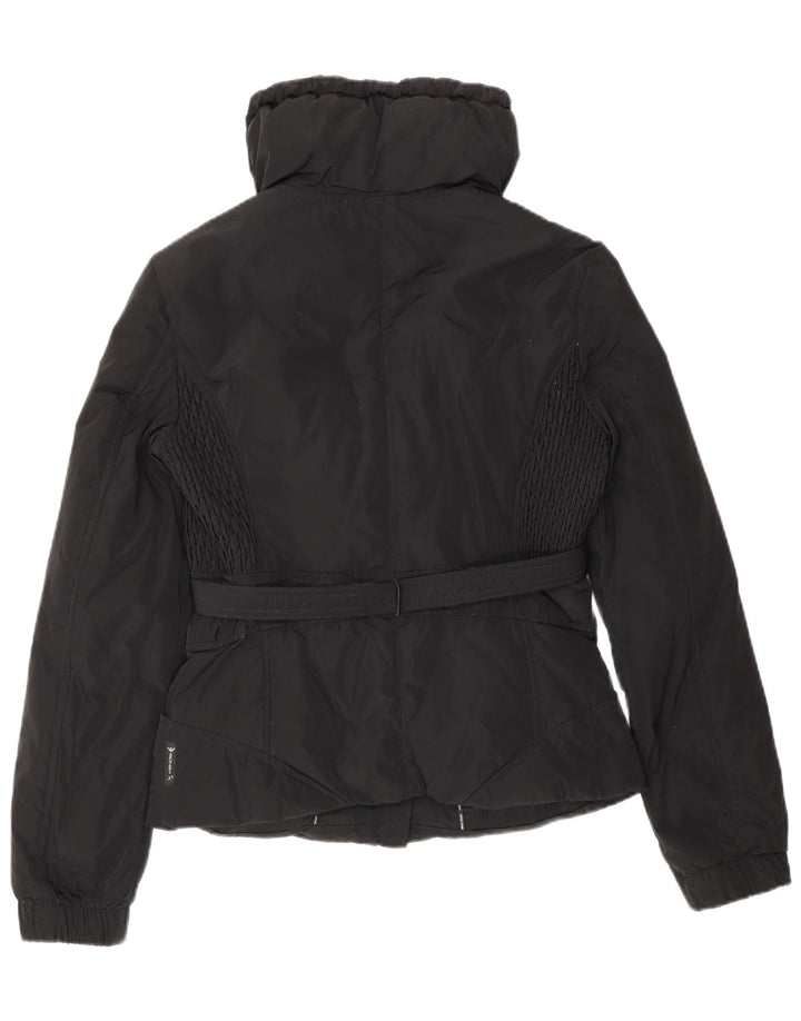 Jaqueta acolchoada feminina Armani Jeans EU 42 grande poliéster preto