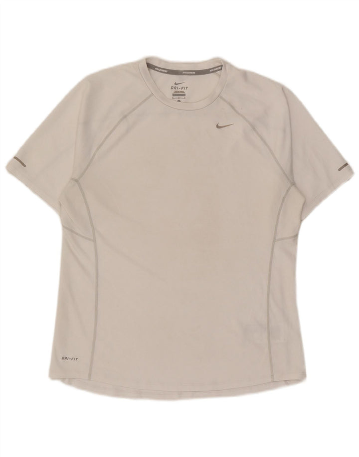 Camiseta Nike Masculina Dri Fit Top Médio Poliéster Branco