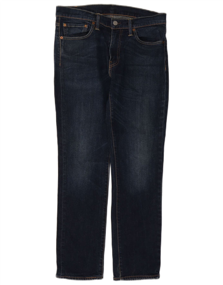 Calça jeans feminina Levi's 511 Slim W32 L30 azul marinho algodão