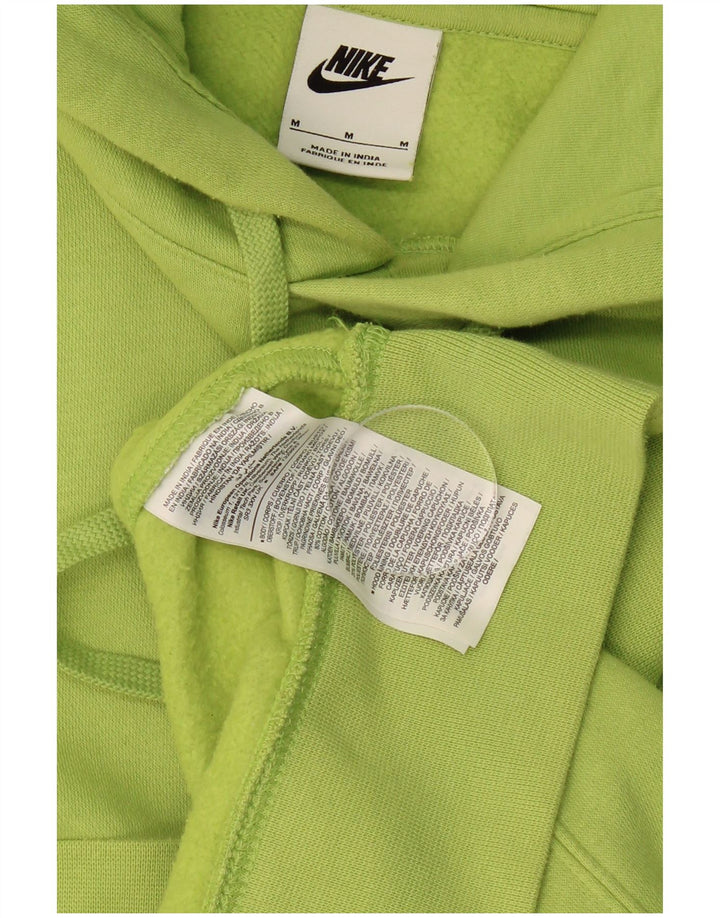 NIKE Mens Hoodie Jumper Médio Algodão Verde