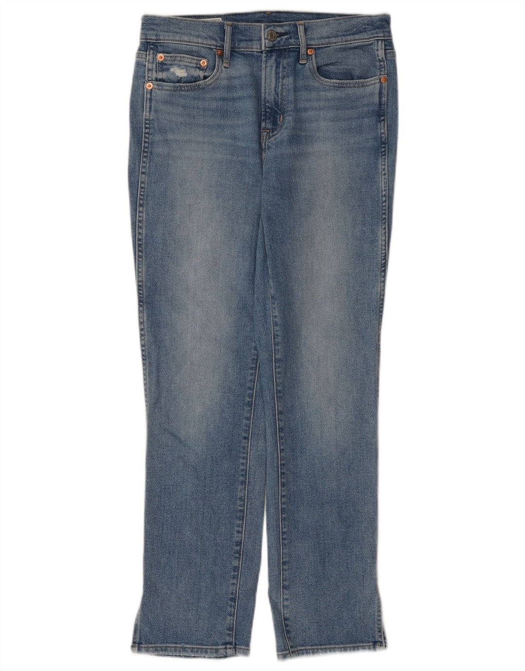 Jeans feminino Gap cintura média slim W28 L27 algodão azul