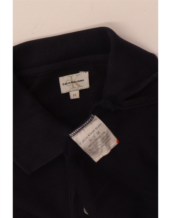 Camisa polo masculina CALVIN KLEIN JEANS algodão azul marinho médio