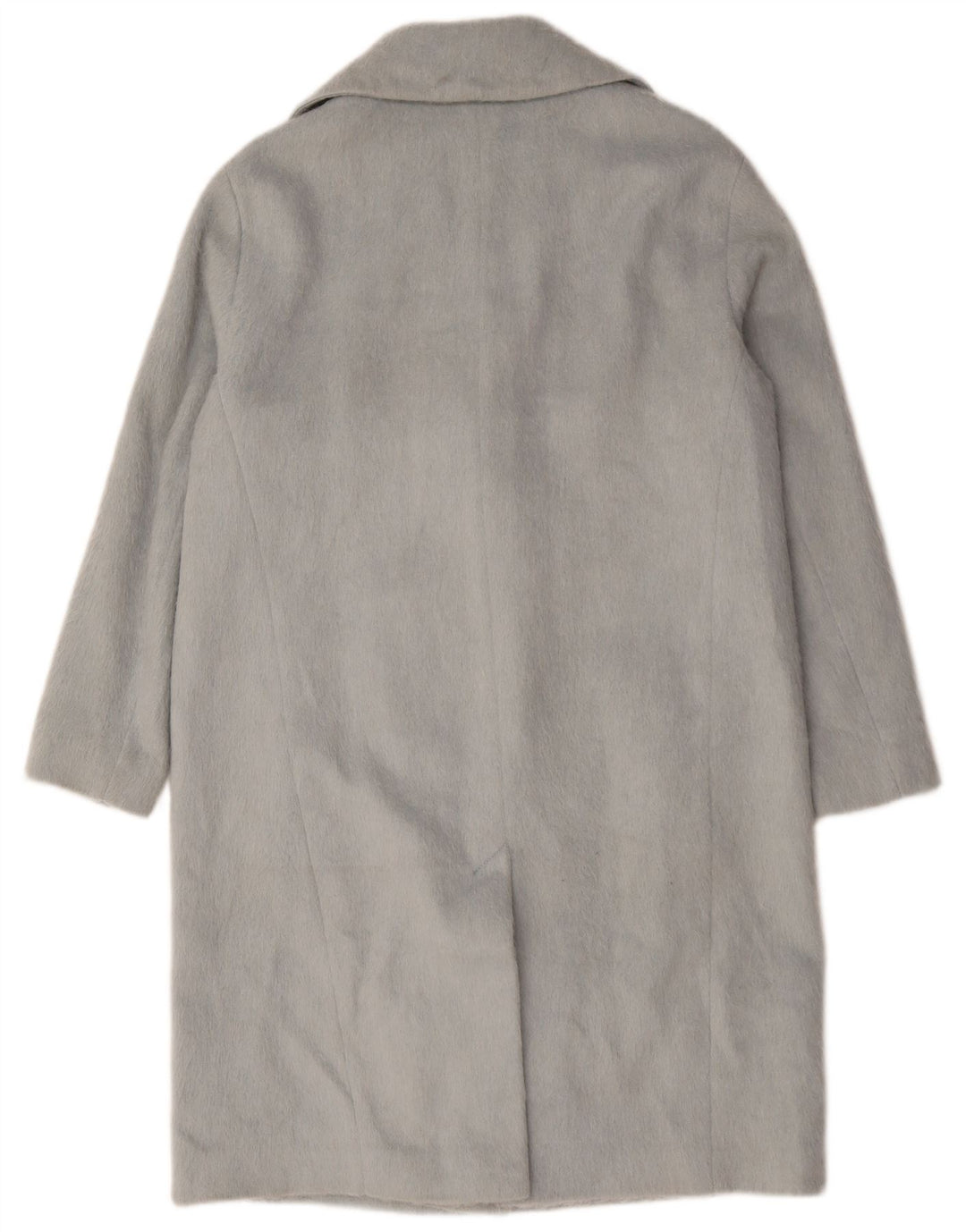 Sobretudo feminino Marks & Spencer Autograph UK 14 grande poliéster azul