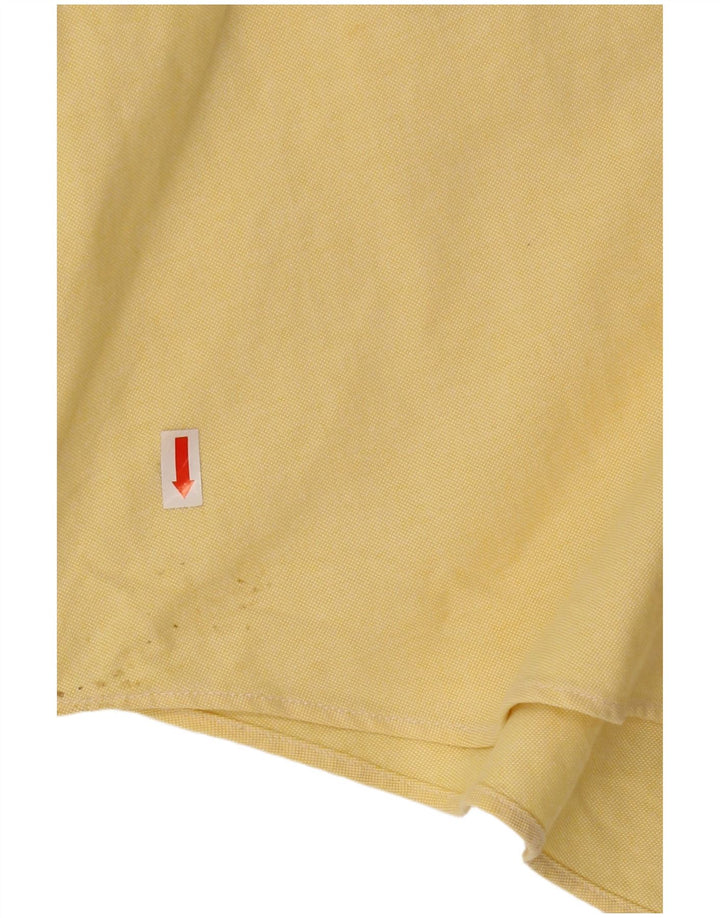 Camisa masculina Tommy Hilfiger grande algodão amarelo