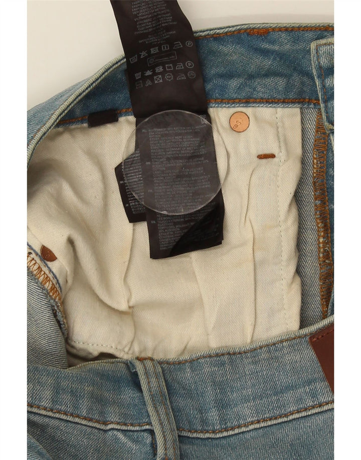 G-Star Masculino Slim Jeans W33 L32 Azul Algodão