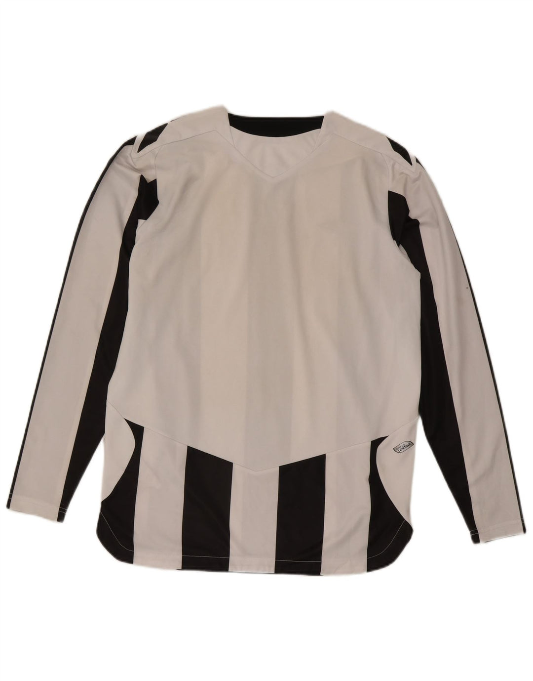 Umbro Top Masculino Manga Longa Médio Poliéster Listrado Branco