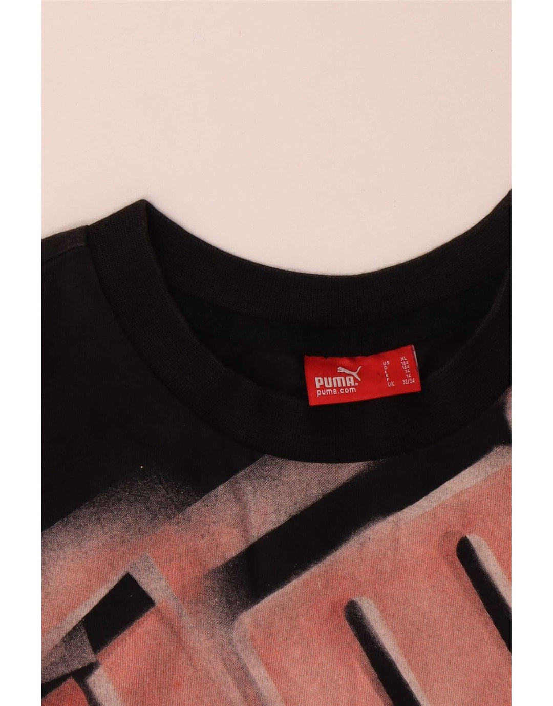 Camiseta Puma Meninos Graphic 13-14 Anos Preto