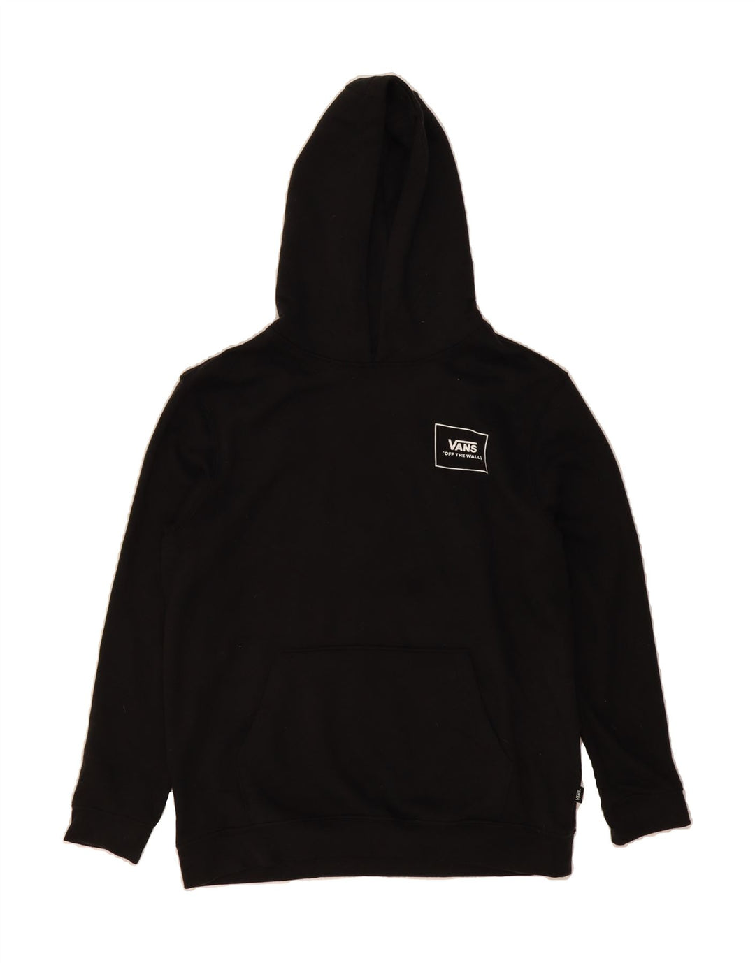 VANS Womens Graphic Hoodie Jumper UK 18 XL Black Cotton Vintage Vans and Second-Hand Vans from Messina Hembry 