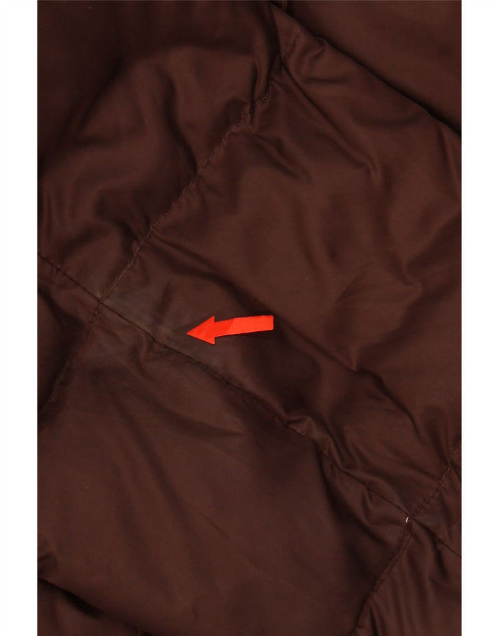 CONTE OF FLORENCE Mens Padded Coat UK 44 2XL Brown Vintage Conte of Florence and Second-Hand Conte of Florence from Messina Hembry 