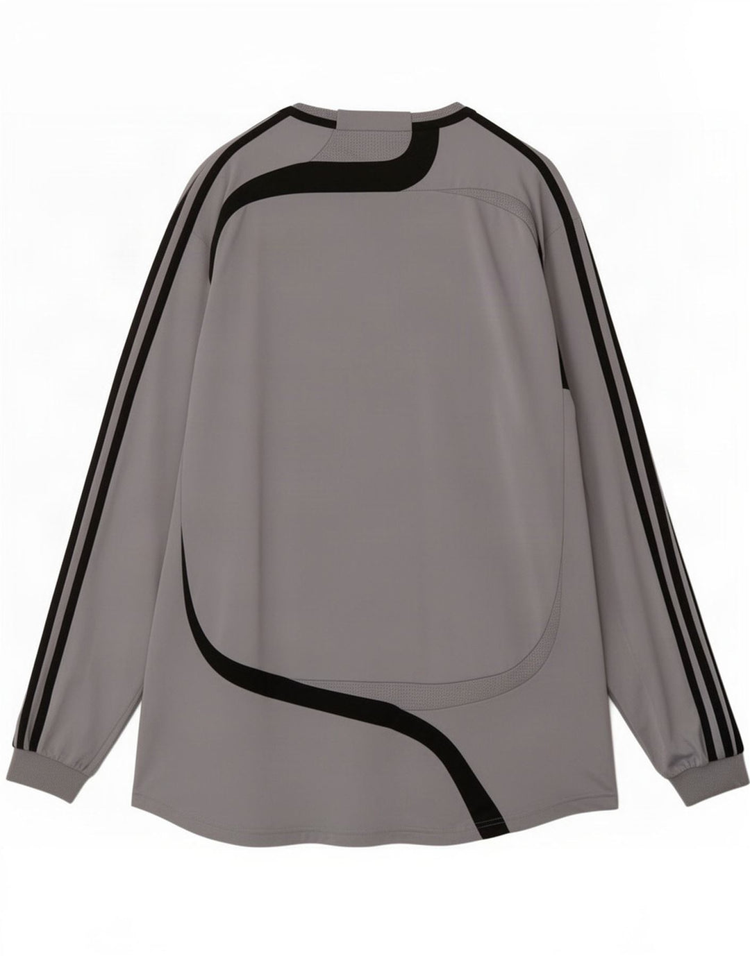 Adidas Mens Top Manga Longa XL Cinza Colourblock Poliéster