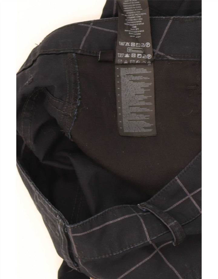 Bermuda masculina G-Star W32 médio preto xadrez algodão