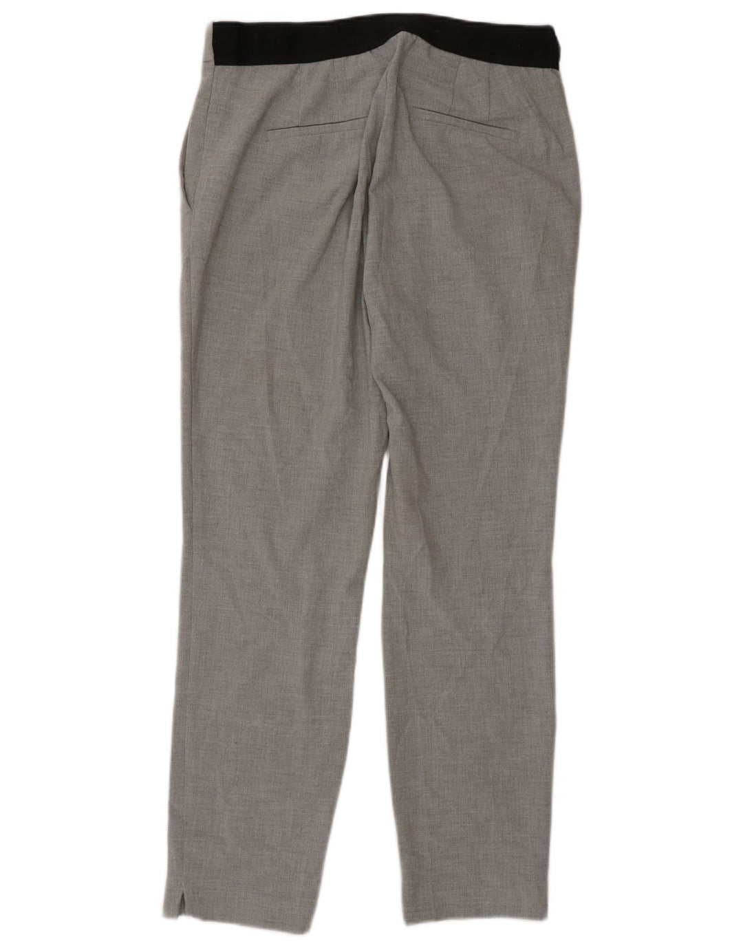 Zara Calça Cônica Feminina Grande W30 L29 Poliéster Cinza