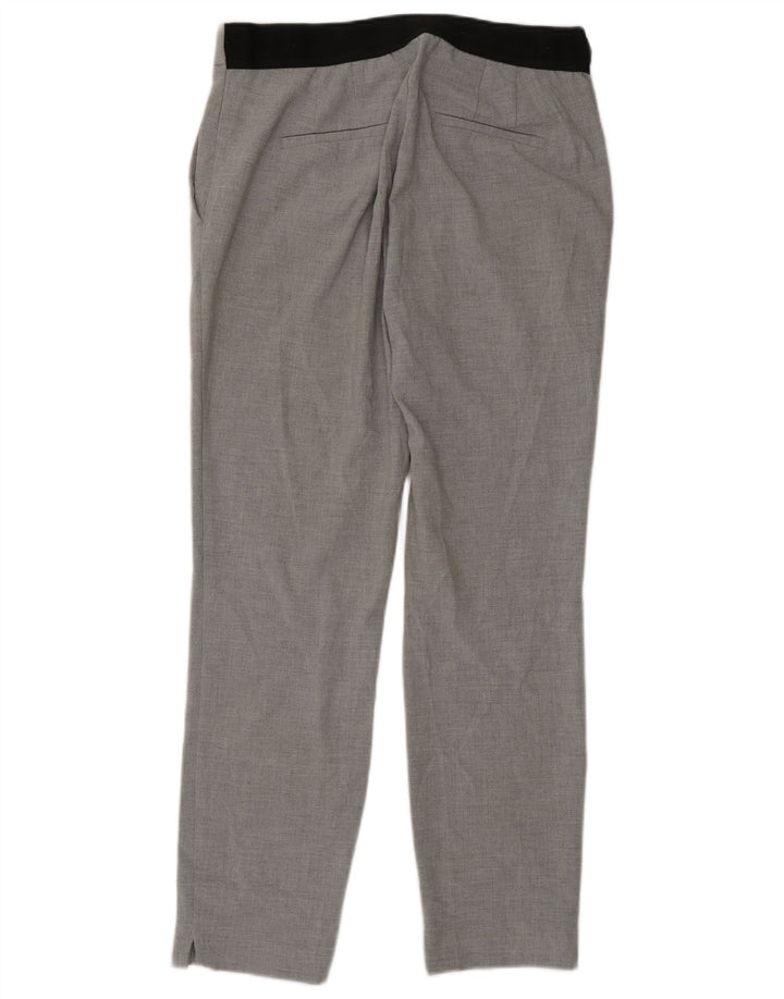Zara Calça Cônica Feminina Grande W30 L29 Poliéster Cinza